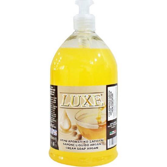 LUXE κρεμοσάπουνο με αντλία αργανέλαιο 1lt
