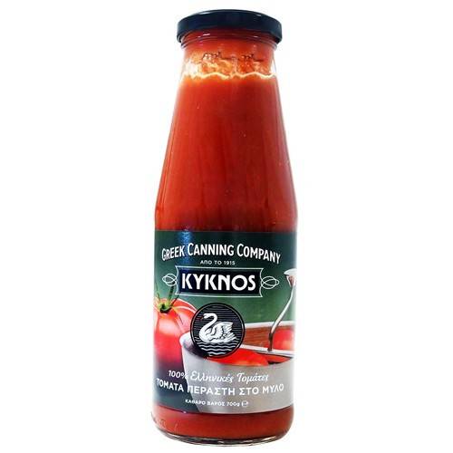 ΚΥΚΝΟΣ τομάτα περαστή στο μύλο σε γυάλινο 680ml