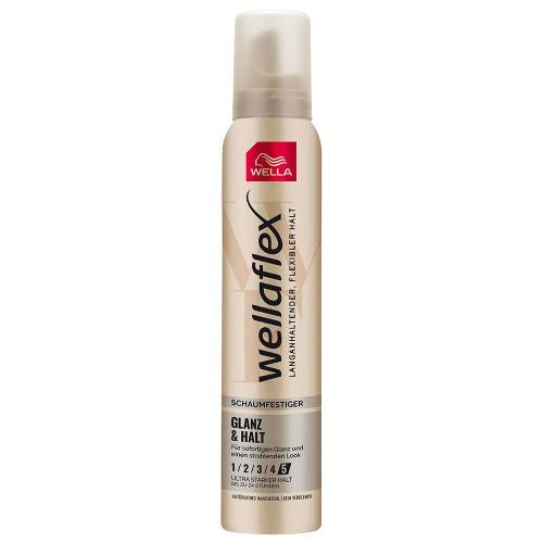 WELLAFLEX αφρός μαλλιών glanz και halt No5 200ml