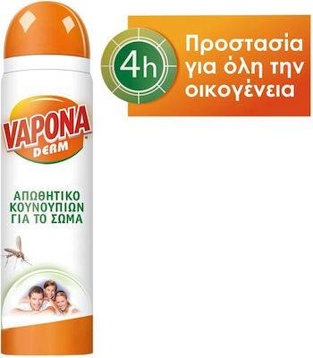 VAPONA απωθητικό κουνουπιών για το σώμα spray 100ml