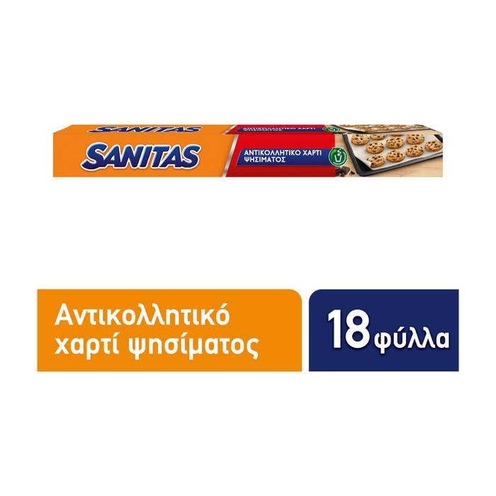 SANITAS αντικολλητικό χαρτί 18 φύλλα