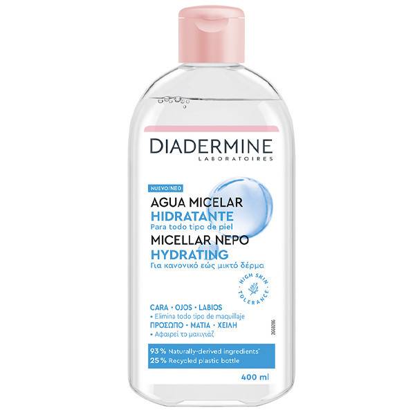 DIADERMINE νερό micellar hydrating για κάθε επιδερμίδα 400ml