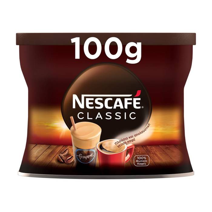 NESCAFE classic στιγμιαίος καφές 100gr