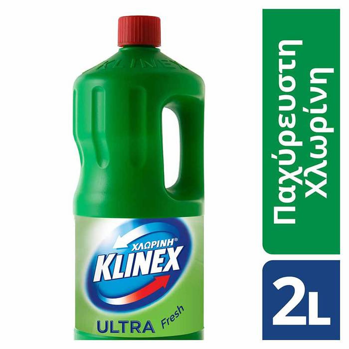 KLINEX χλωρίνη παχύρρευστη πράσινη 2lt