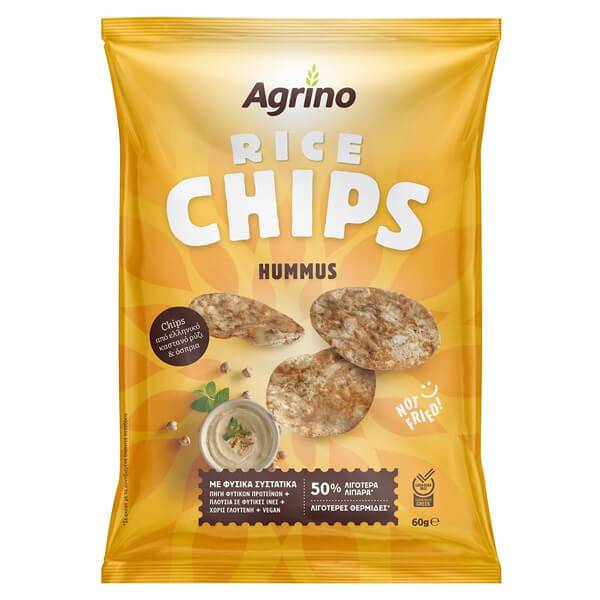 AGRINO chips σνακ με χούμους 60gr