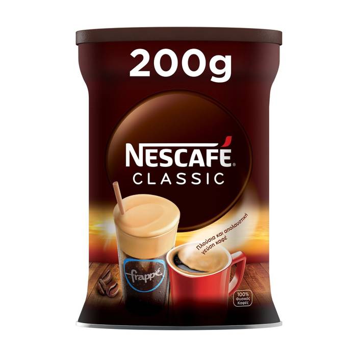NESCAFE classic στιγμιαίος καφές 200gr