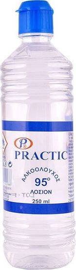 PRACTIC αλκοολούχος λοσιόν 95o 250ml