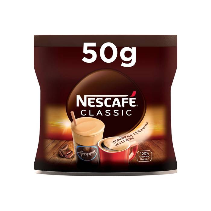 NESCAFE classic στιγμιαίος καφές 50gr