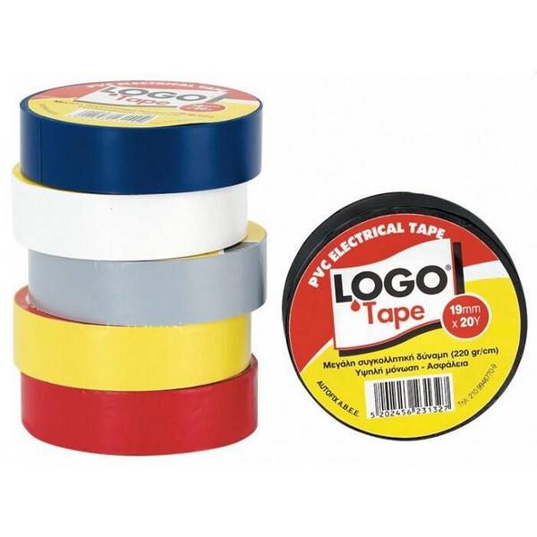 LOGO tape eco μονωτική ταινία μπλε 19mm x 18,3m