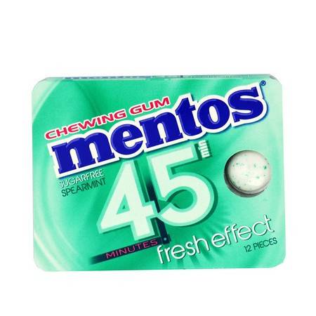 MENTOS τσίχλες fresh effect 45' δυόσμος 18gr