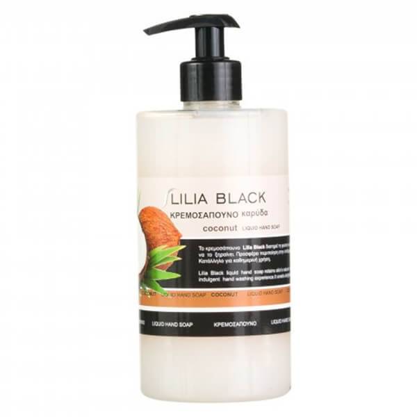 LILIA BLACK κρεμοσάπουνο καρύδα με αντλία 550ml
