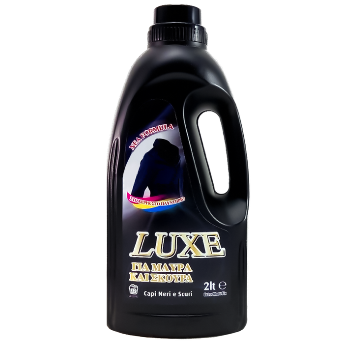 LUXE υγρό πλυντηρίου ρούχων για μαύρα 32μεζ 2lt