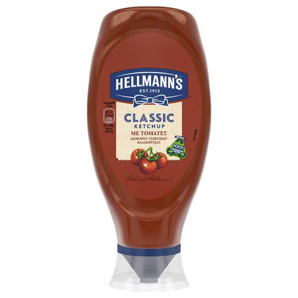 HELLMANN'S ketchup top down 550gr