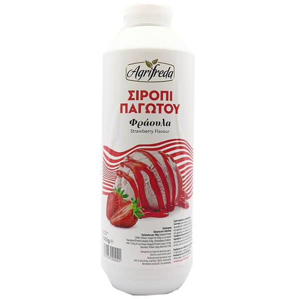 AGRIFREDA σιρόπι παγωτού φράουλα 1kg