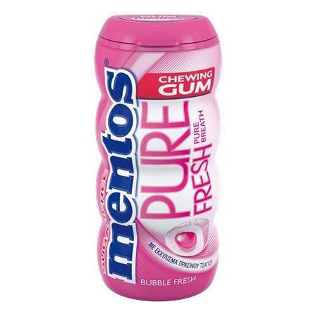 MENTOS τσίχλες pure fresh bubblegum 28gr