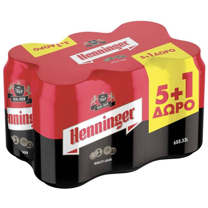 HENNINGER μπύρα 6x330ml