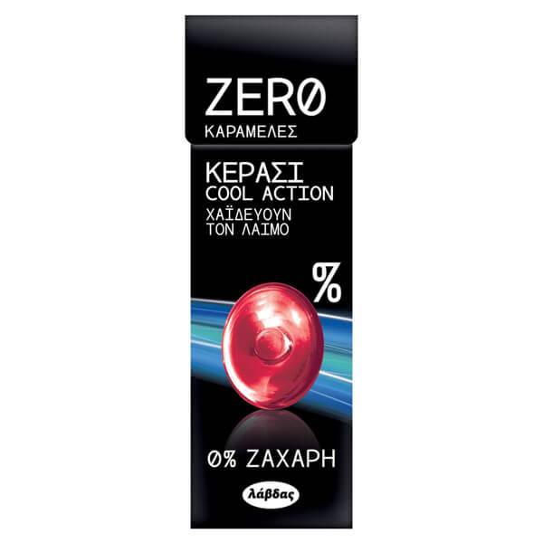 ΛΑΒΔΑΣ Zero καραμέλες Κεράσι 0% ζάχαρη 32gr x 12τεμ