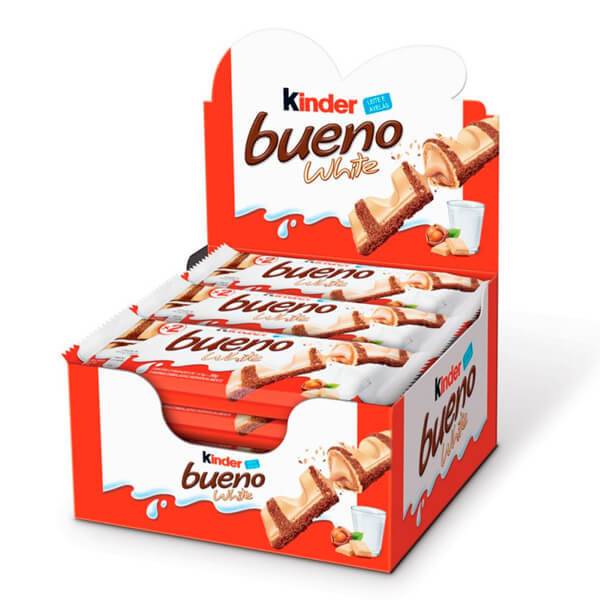 FERRERO Kinder γκοφρέτα bueno white με λευκή σοκολάτα 15x39gr