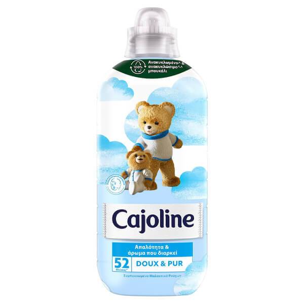 CAJOLINE συμπυκνωμένο μαλακτικό Doux και Pur 52μεζ 1196ml