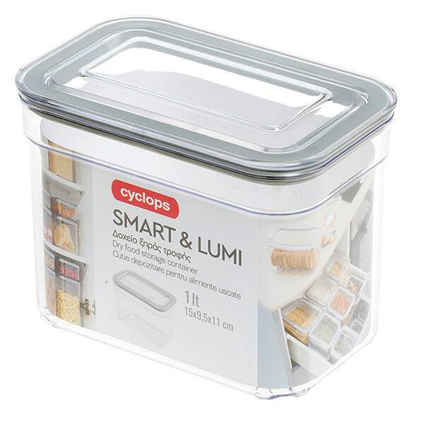 CYCLOPS smart και lumi δοχείο ξηράς τροφής 1lt
