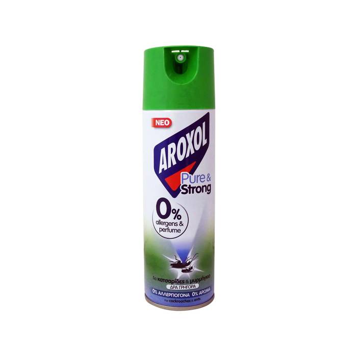 AROXOL εντομοκτόνο Pure και Strong για κατσαρίδες και μυρμήγκια spray 300ml