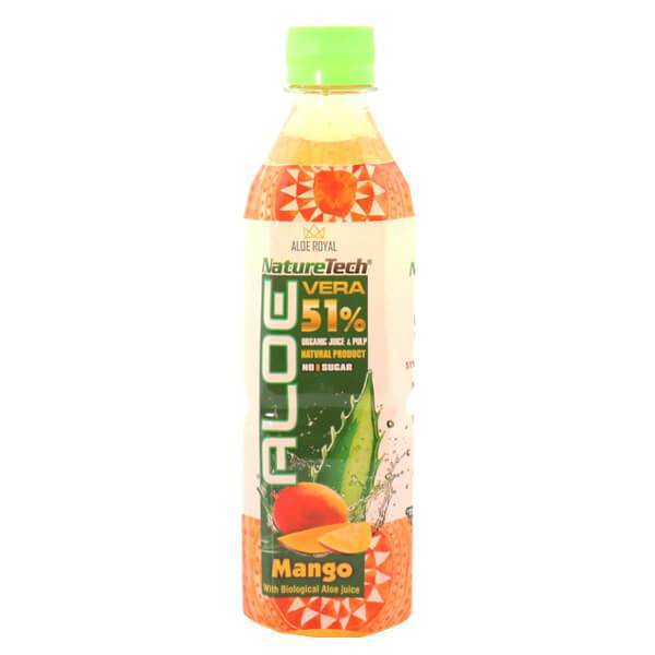 NATURE TECH αλόη με μάνγκο χωρίς ζάχαρη 500ml