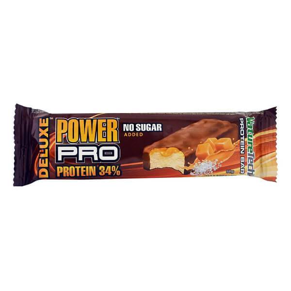 NATURE TECH Power Pro Deluxe μπάρα πρωτεϊνης με αλατισμένη καραμέλα 80gr