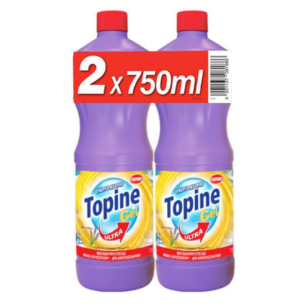 TOPINE χλωρίνη παχύρρευστη με λεβάντα 2x750ml