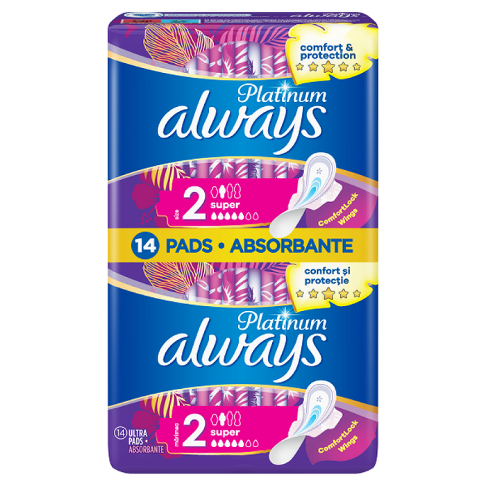 ALWAYS σερβιέτες Duo Platinum Super 14τεμ