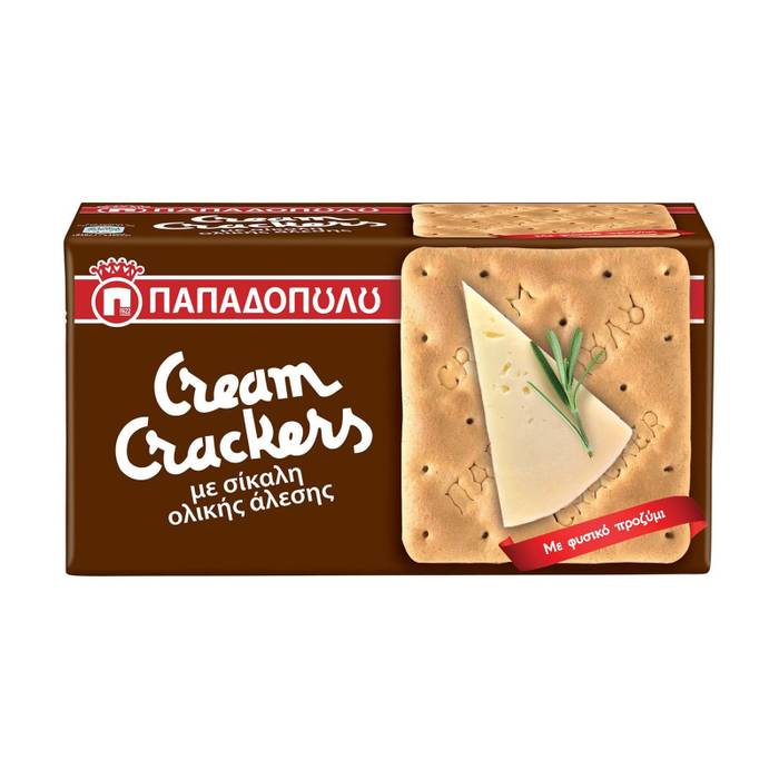 ΠΑΠΑΔΟΠΟΥΛΟΥ κράκερ cream crackers σίκαλης 175gr