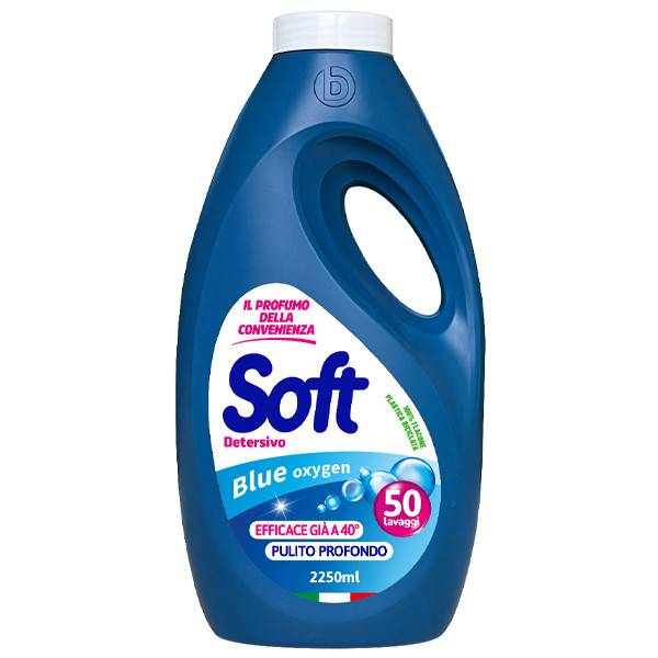 SOFT υγρό πλυντηρίου ρούχων Blue Oxygen 50μεζ 2,25kg