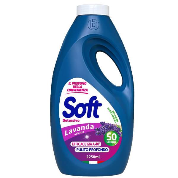 SOFT υγρό πλυντηρίου ρούχων Λεβάντα 50μεζ 2,25kg