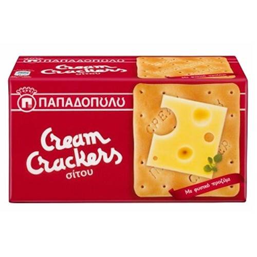 ΠΑΠΑΔΟΠΟΥΛΟΥ κράκερ cream crackers σίτου 140gr