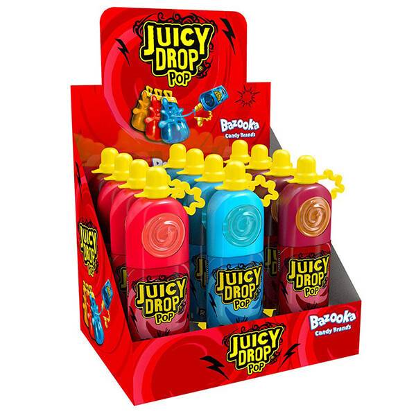 JUICY DROPS γλειφιτζούρια pop 12τεμ