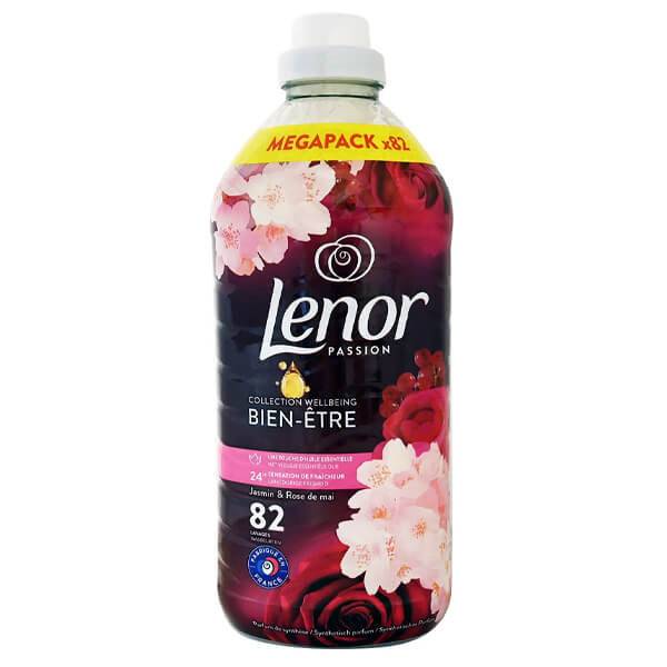 LENOR συμπυκνωμένο μαλακτικό ρούχων passion jasmine και rose 82μεζ 1722ml