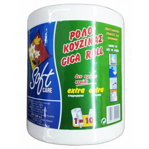 SOFTCARE χαρτί κουζίνας giga 2φυλλο 760gr