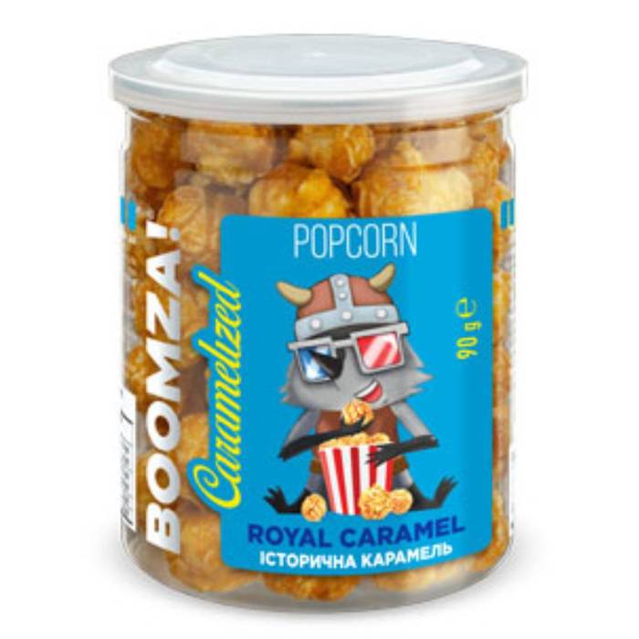 BOOMZA! ποπ κορν καραμελωμένο royal caramel 90gr