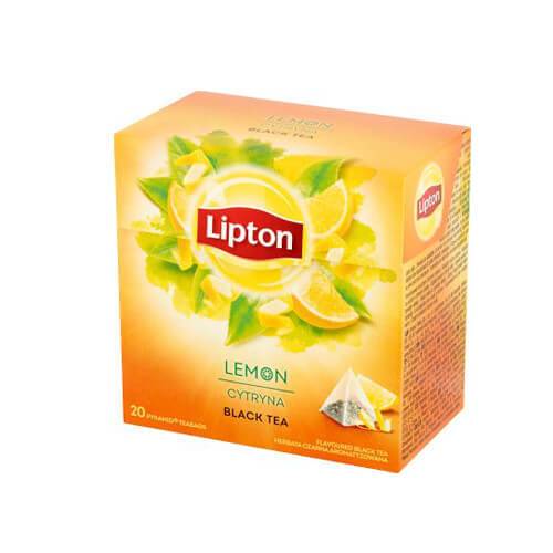 LIPTON τσάι πυραμίδα με λεμόνι 20x1,8gr