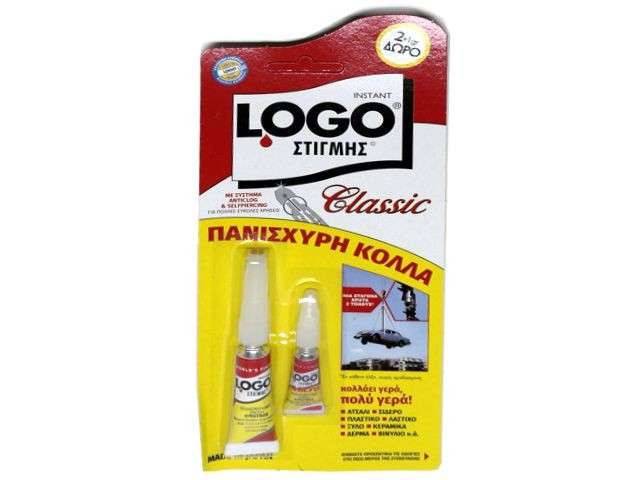 LOGO κόλλα κλασική 2+1gr