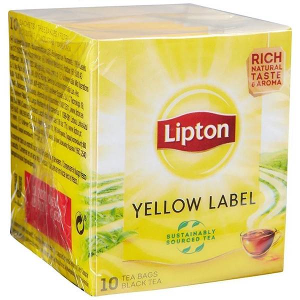LIPTON τσάι yellow label 10τεμ