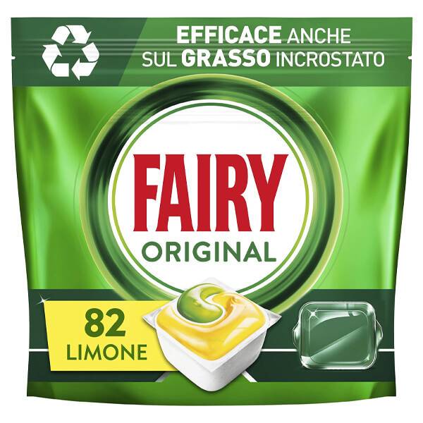 FAIRY ταμπλέτες πλυντηρίου πιάτων all in one λεμόνι 82τεμ