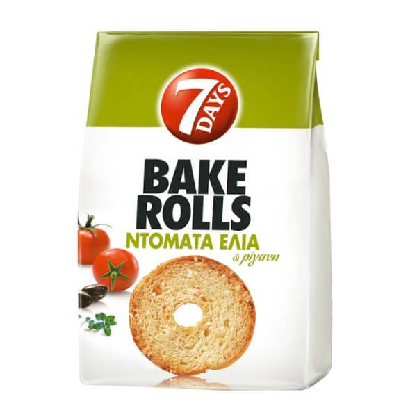 7 DAYS bake rolls ντομάτα και ελιά 150gr