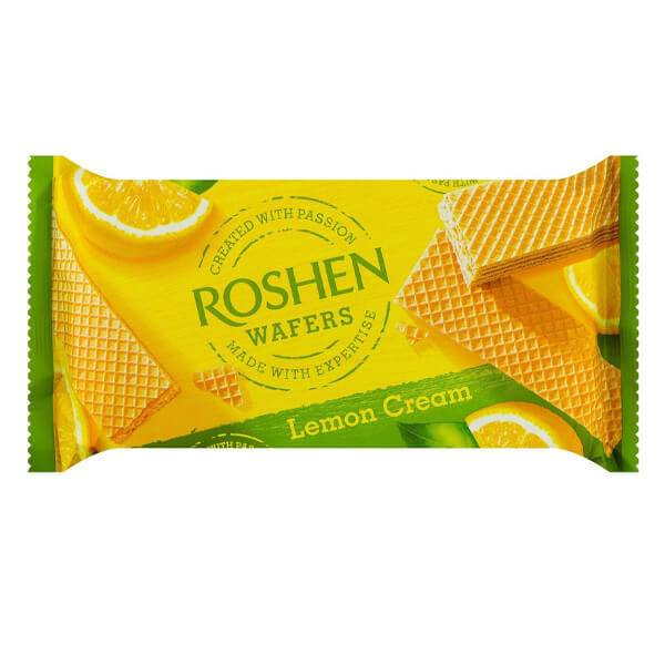 ROSHEN γκοφρέτα με κρέμα λεμόνι 72gr