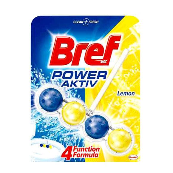 BREF μπλοκ WC Power Active Lemon 51ml