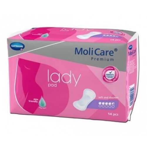 HARTMANN Molicare Lady σερβιέτες ελαφράς ακράτειας 3 σταγόνες 14τεμ