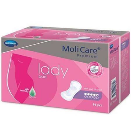 HARTMANN Molicare Lady σερβιέτες ελαφράς ακράτειας 4,5 σταγόνες 14τεμ