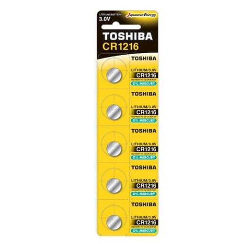 TOSHIBA μπαταρία CR1216 5τεμ