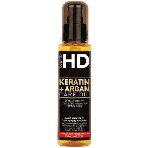 FARCOM HD μάσκα μαλλιών με keratin και argan oil 100ml