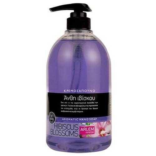 FARCOM Arlem κρεμοσάπουνο άνθη ιβίσκου με αντλία 500ml