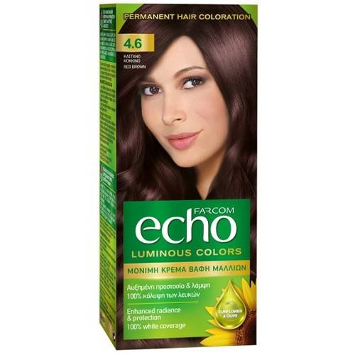 FARCOM Echo βαφή μαλλιών No4.6 60ml